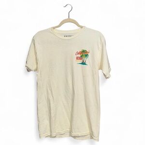 PacSun Men’s “California’s Finest” Yellow Short Sleeve Shirt Size Medium